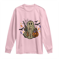 Funny Camo Hunter Halloween Ghost Costume Long Sleeve Shirt - Wonder Print Shop
