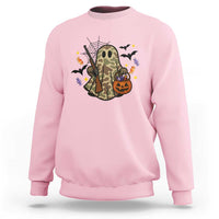 Funny Camo Hunter Halloween Ghost Costume Sweatshirt - Wonder Print Shop