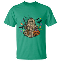 Funny Camo Hunter Halloween Ghost Costume T Shirt - Wonder Print Shop