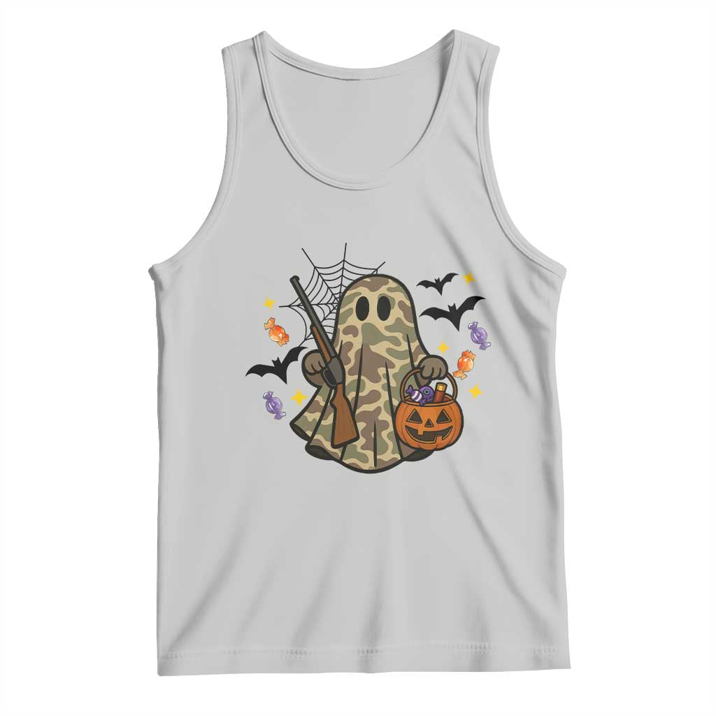 Funny Camo Hunter Halloween Ghost Costume Tank Top - Wonder Print Shop