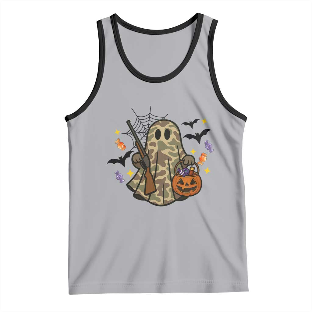 Funny Camo Hunter Halloween Ghost Costume Tank Top - Wonder Print Shop