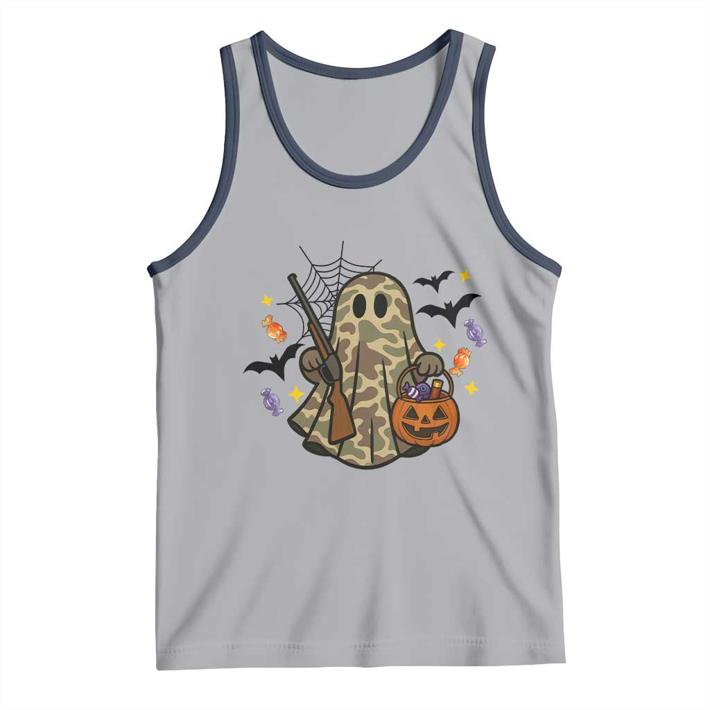 Funny Camo Hunter Halloween Ghost Costume Tank Top - Wonder Print Shop