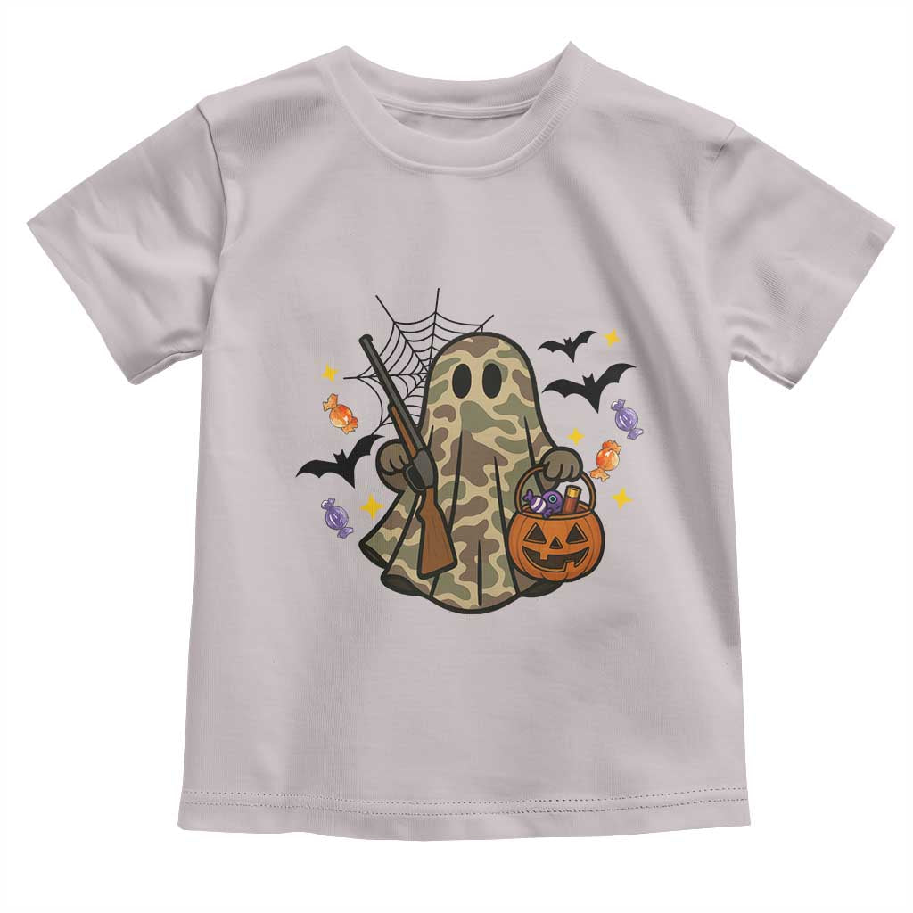 Funny Camo Hunter Halloween Ghost Costume Toddler T Shirt - Wonder Print Shop