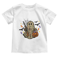Funny Camo Hunter Halloween Ghost Costume Toddler T Shirt - Wonder Print Shop