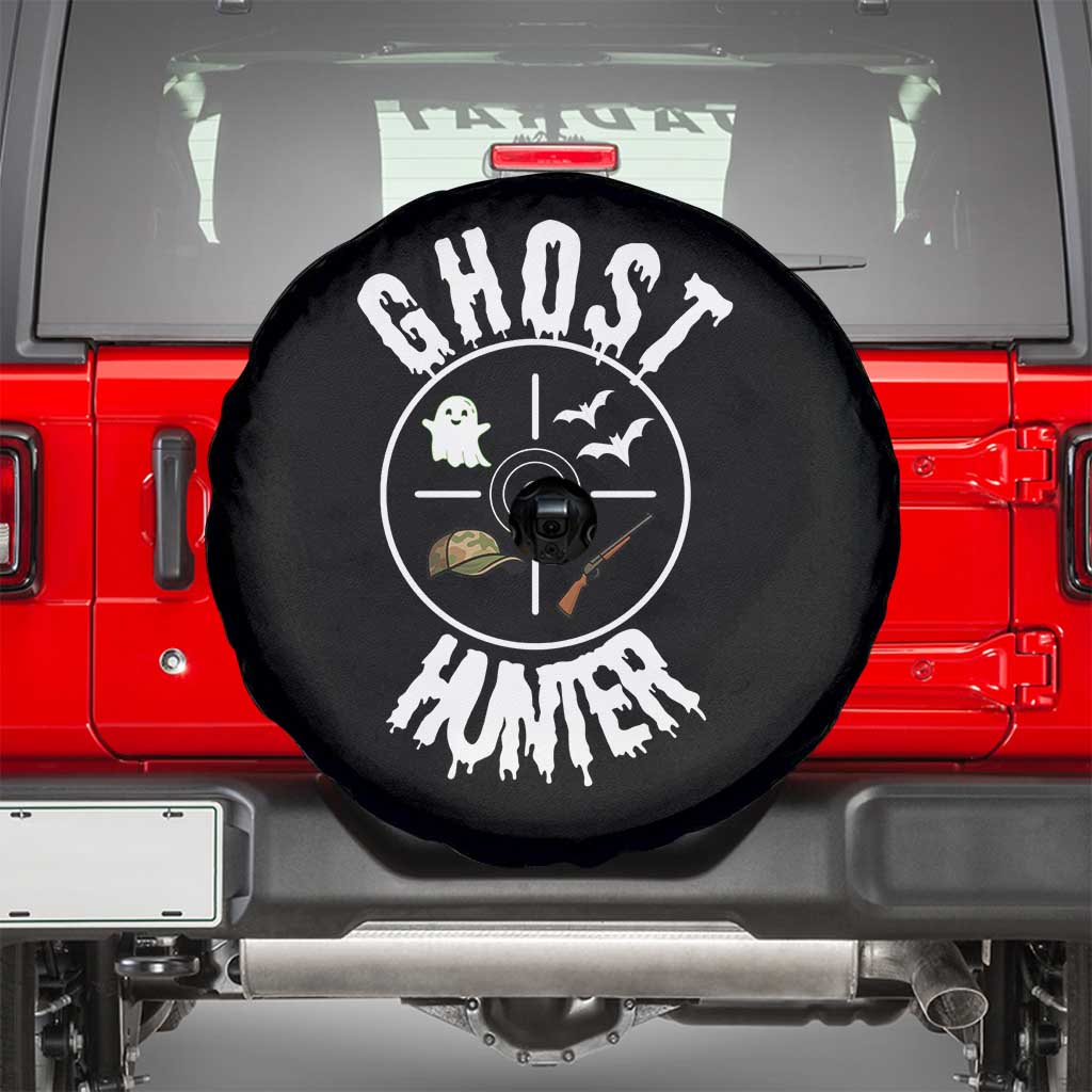 Funny Halloween Ghost Hunter Spare Tire Cover Trick Or Treat Costume - Wonder Print Shop