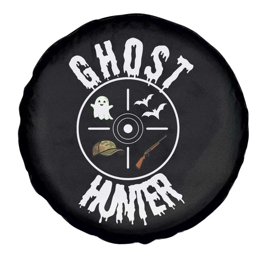 Funny Halloween Ghost Hunter Spare Tire Cover Trick Or Treat Costume - Wonder Print Shop