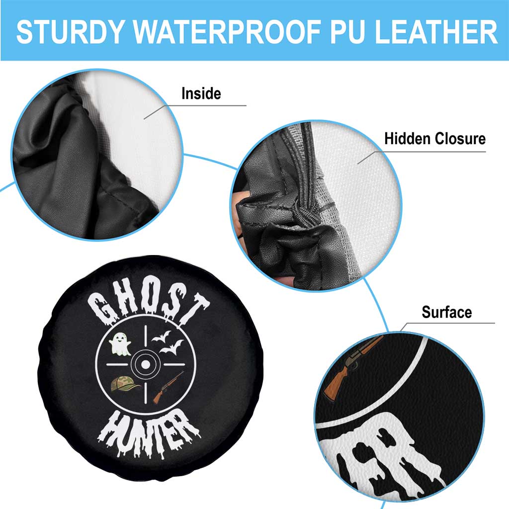 Funny Halloween Ghost Hunter Spare Tire Cover Trick Or Treat Costume - Wonder Print Shop