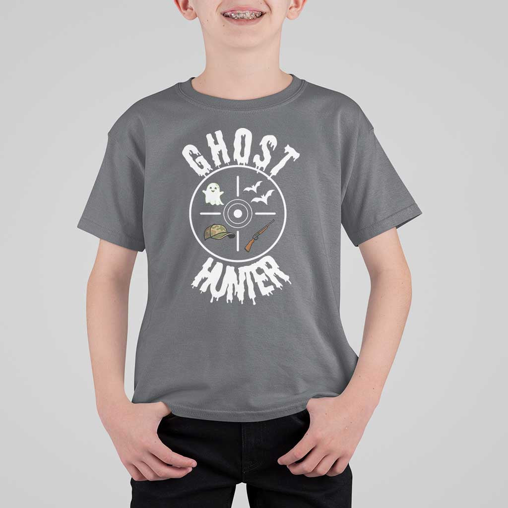 Funny Halloween Ghost Hunter T Shirt For Kid Trick Or Treat Costume - Wonder Print Shop