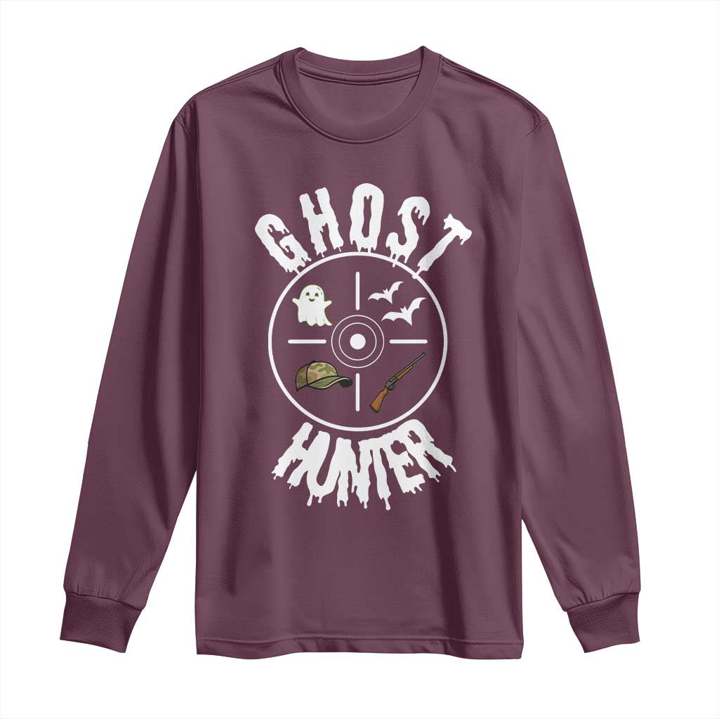 Funny Halloween Ghost Hunter Long Sleeve Shirt Trick Or Treat Costume - Wonder Print Shop