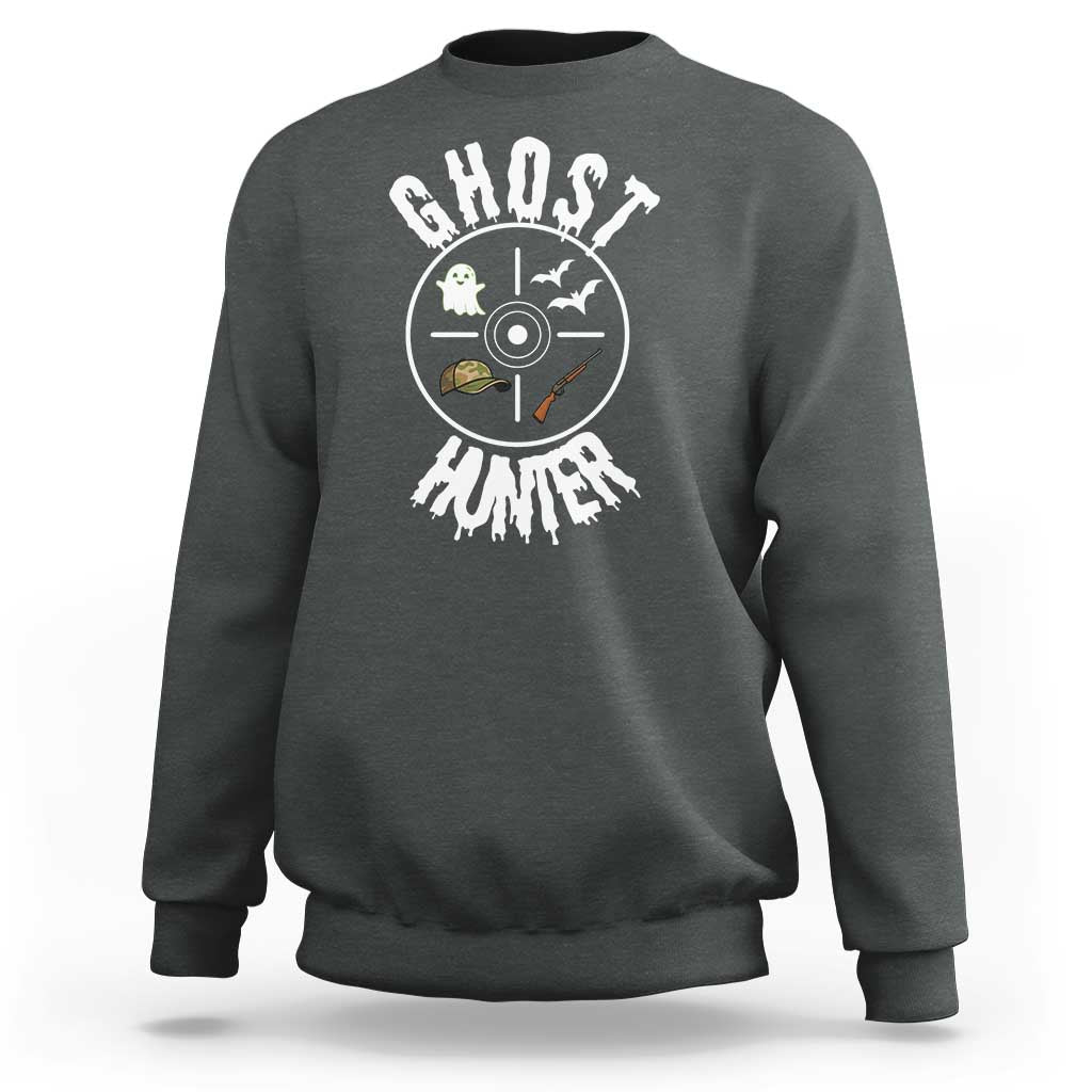 Funny Halloween Ghost Hunter Sweatshirt Trick Or Treat Costume - Wonder Print Shop