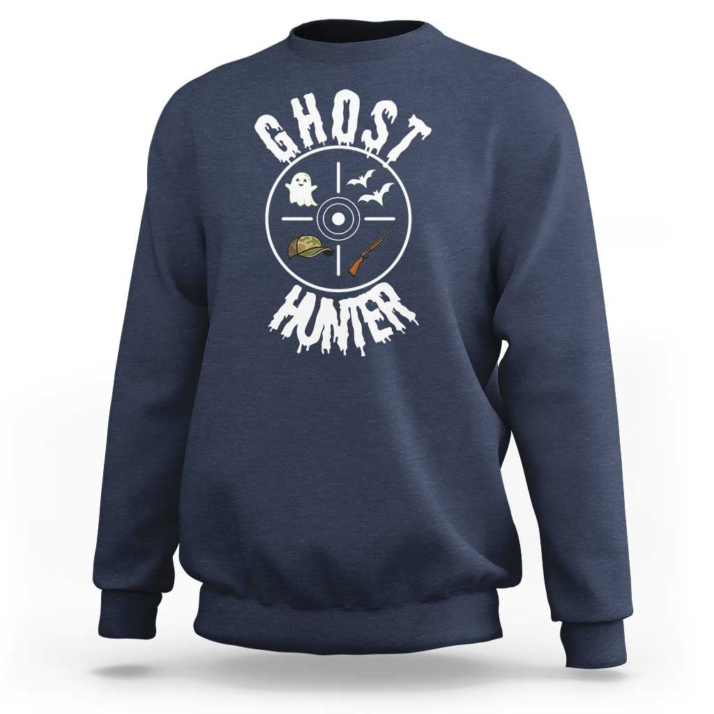 Funny Halloween Ghost Hunter Sweatshirt Trick Or Treat Costume - Wonder Print Shop