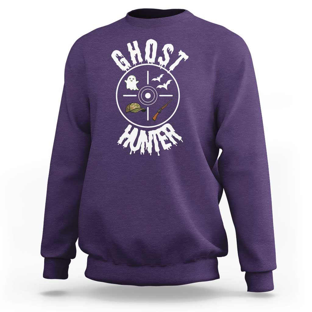 Funny Halloween Ghost Hunter Sweatshirt Trick Or Treat Costume - Wonder Print Shop