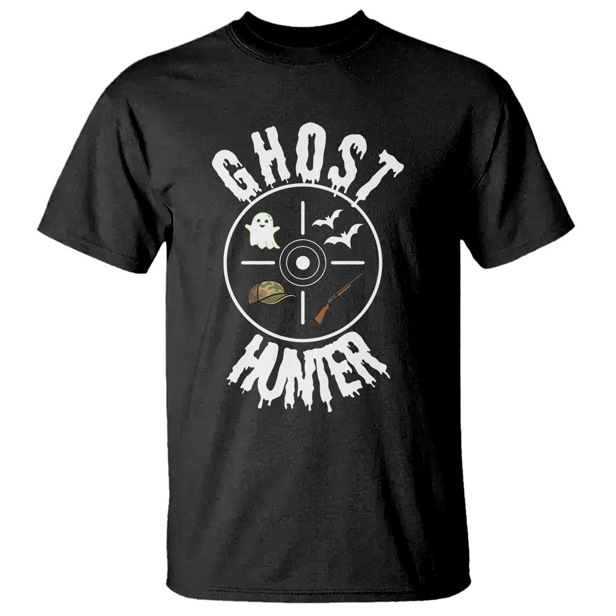 Funny Halloween Ghost Hunter T Shirt Trick Or Treat Costume - Wonder Print Shop