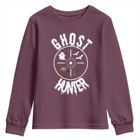 Funny Halloween Ghost Hunter Youth Sweatshirt Trick Or Treat Costume - Wonder Print Shop