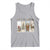 Santa Funny Christmas Hunter Look Tank Top He Is Hunting - Wonder Print Shop