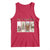 Santa Funny Christmas Hunter Look Tank Top He Is Hunting - Wonder Print Shop