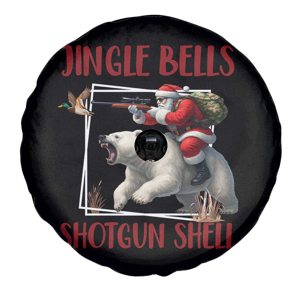 Funny Christmas Hunting Spare Tire Cover Jingle Bells Shotgun Shells - Wonder Print Shop