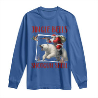 Funny Christmas Hunting Long Sleeve Shirt Jingle Bells Shotgun Shells - Wonder Print Shop