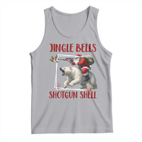 Funny Christmas Hunting Tank Top Jingle Bells Shotgun Shells - Wonder Print Shop