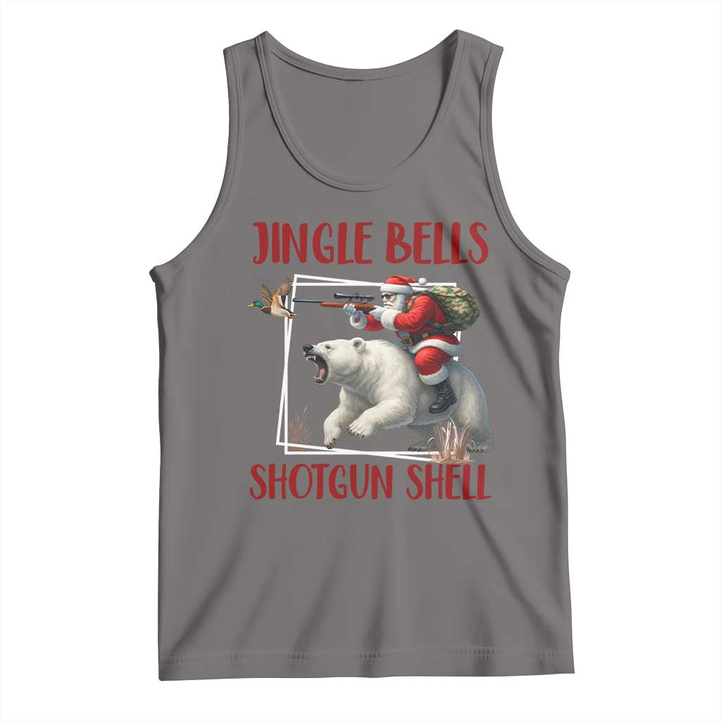 Funny Christmas Hunting Tank Top Jingle Bells Shotgun Shells - Wonder Print Shop