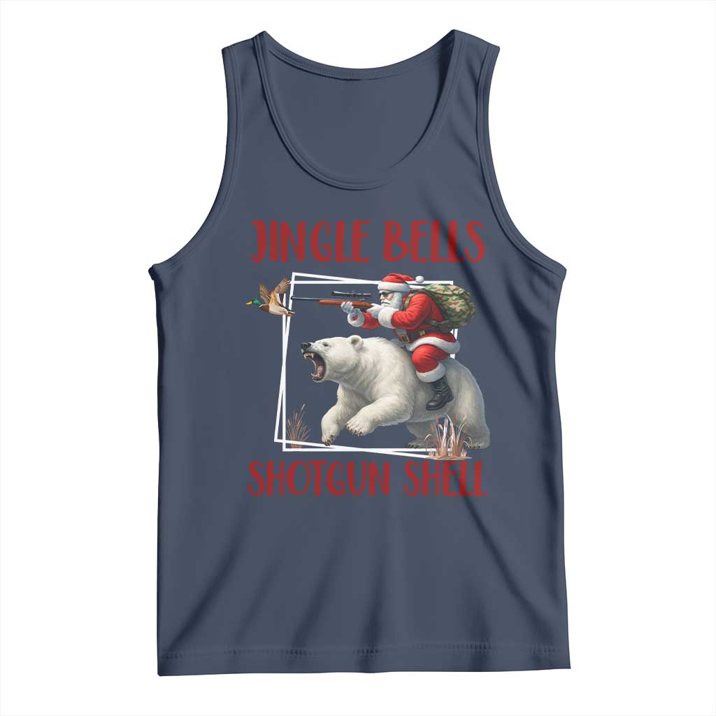 Funny Christmas Hunting Tank Top Jingle Bells Shotgun Shells - Wonder Print Shop
