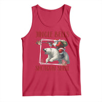 Funny Christmas Hunting Tank Top Jingle Bells Shotgun Shells - Wonder Print Shop