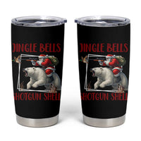 Funny Christmas Hunting Tumbler Cup Jingle Bells Shotgun Shells