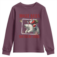 Funny Christmas Hunting Youth Sweatshirt Jingle Bells Shotgun Shells - Wonder Print Shop
