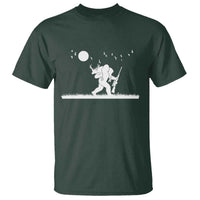 Sasquatch Hunter With Rifle T Shirt Funny Bigfoot Outdoor Design - Wonder Print Shop