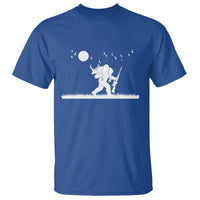 Sasquatch Hunter With Rifle T Shirt Funny Bigfoot Outdoor Design - Wonder Print Shop