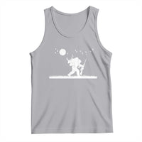Sasquatch Hunter With Rifle Tank Top Funny Bigfoot Outdoor Design - Wonder Print Shop