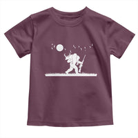 Sasquatch Hunter With Rifle Toddler T Shirt Funny Bigfoot Outdoor Design - Wonder Print Shop