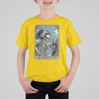 The Doberman Mom Skeleton Tarot Card T Shirt For Kid Boop Dobie Halloween Dog Lover Gift