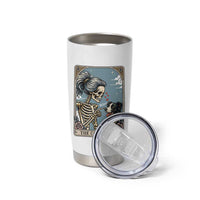 Border Collie Mom Skeleton Tarot Card Tumbler Cup Boop Sheepdog Dog Lover Gift