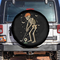Halloween Skeleton Golfer Spare Tire Cover Funny Golf Lover Gift - Wonder Print Shop