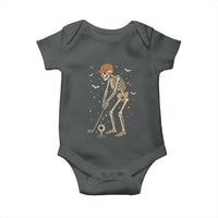 Halloween Skeleton Golfer Baby Onesie Funny Golf Lover Gift - Wonder Print Shop