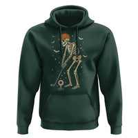 Halloween Skeleton Golfer Hoodie Funny Golf Lover Gift - Wonder Print Shop