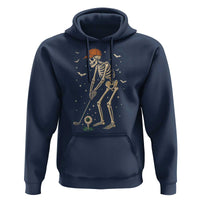 Halloween Skeleton Golfer Hoodie Funny Golf Lover Gift - Wonder Print Shop