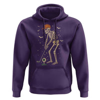 Halloween Skeleton Golfer Hoodie Funny Golf Lover Gift - Wonder Print Shop
