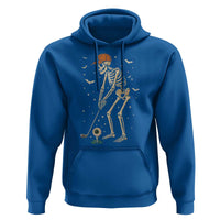 Halloween Skeleton Golfer Hoodie Funny Golf Lover Gift - Wonder Print Shop