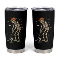 Halloween Skeleton Golfer Tumbler Cup Funny Golf Lover Gift