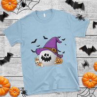 Halloween Golfer Gift T Shirt Creepy Golf Ball With Witch Hat - Wonder Print Shop