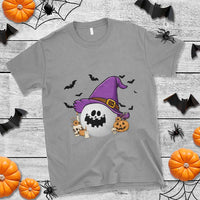 Halloween Golfer Gift T Shirt Creepy Golf Ball With Witch Hat - Wonder Print Shop