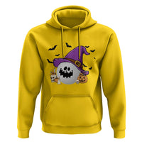 Halloween Golfer Gift Hoodie Creepy Golf Ball With Witch Hat - Wonder Print Shop
