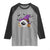 Halloween Golfer Gift Raglan Shirt Creepy Golf Ball With Witch Hat - Wonder Print Shop