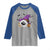 Halloween Golfer Gift Raglan Shirt Creepy Golf Ball With Witch Hat - Wonder Print Shop