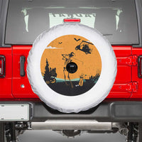 Funny Skeleton Golf Player Spare Tire Cover Halloween Gift - Wonder Print Shop