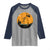 Funny Skeleton Golf Player Raglan Shirt Halloween Gift - Wonder Print Shop