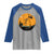 Funny Skeleton Golf Player Raglan Shirt Halloween Gift - Wonder Print Shop
