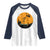 Funny Skeleton Golf Player Raglan Shirt Halloween Gift - Wonder Print Shop